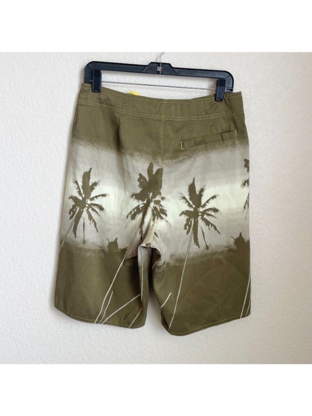 Panama Jack Mens Short Size 32 Green Summer Beach Drawstring Surf Boardshorts - Picture 3 of 10